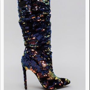 Sequin Booties- Size 8